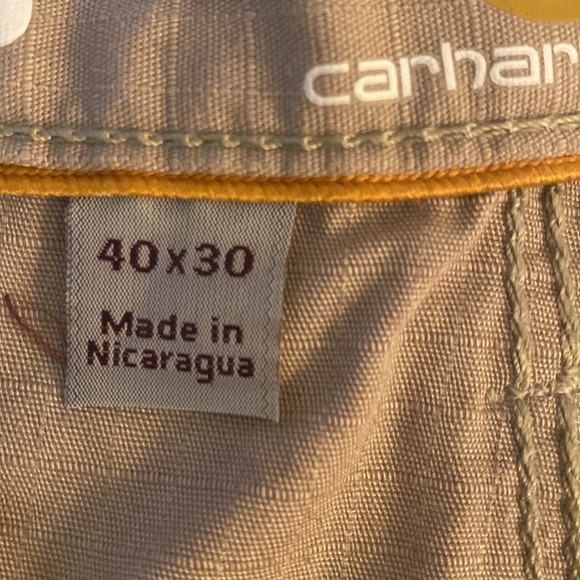 Men’s Carhartt Rugged Flex Relaxed Fit Canvas Cargo Work Pant - Picture 12 of 13